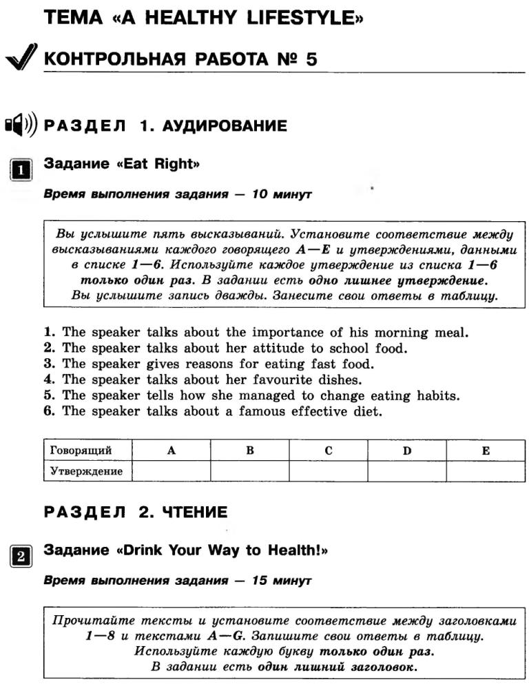 Реферат Healthy Lifestyle